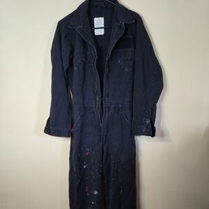 Flame Resistant Utlity Coveralls (Size 34R) - (Paint Splattered)